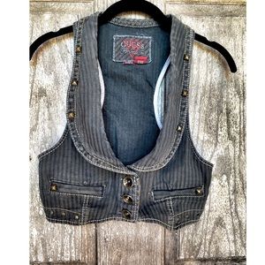 Guess Denim Halter Vest ❤️